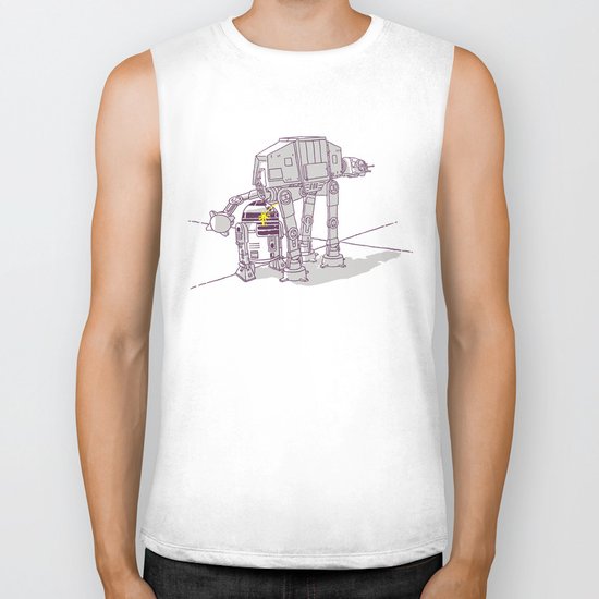 Not quite a fire hydrant Biker Tank