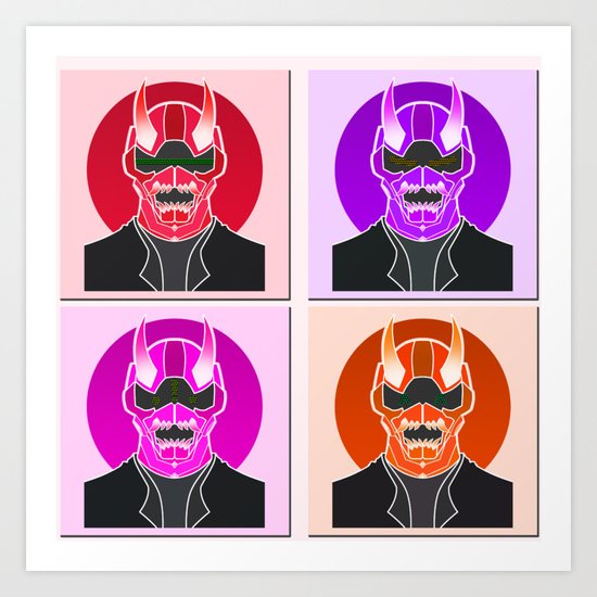 Cyberpunk Dj Pop Art Art Print By Futurevisionart Society6