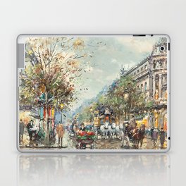 Grands Boulevard, Paris - Antoine Blanchard Laptop Skin