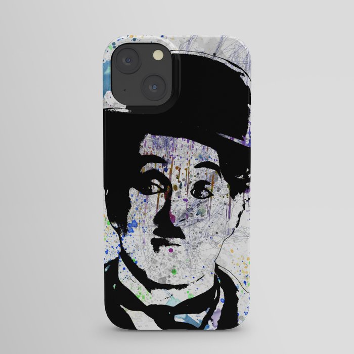 Charlie Chaplin-Watercolor iPhone Case