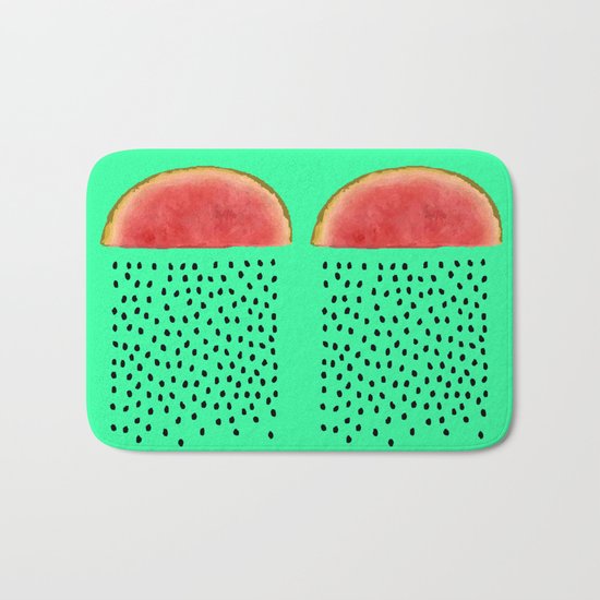 WATERMELLON DROPS Bath Mat