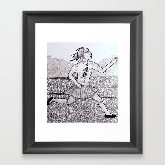 As Fast As You Can Framed Art Print