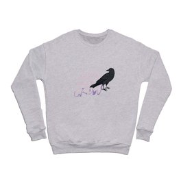 Raven Crow Gift Birding Bird Watching Crewneck Sweatshirt