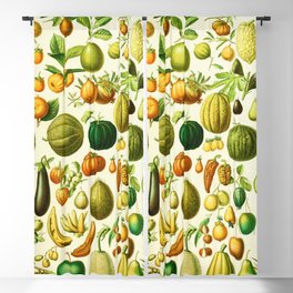 Adolphe Millot "Fruits" 2. Blackout Curtain