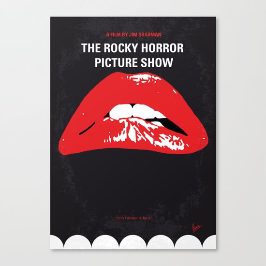 No153 My The Rocky Horror Picture Show minimal movie poster Canvas Print