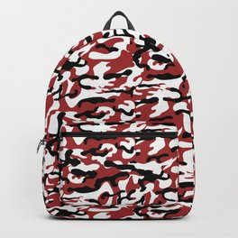 Camouflage (Red) Backpack