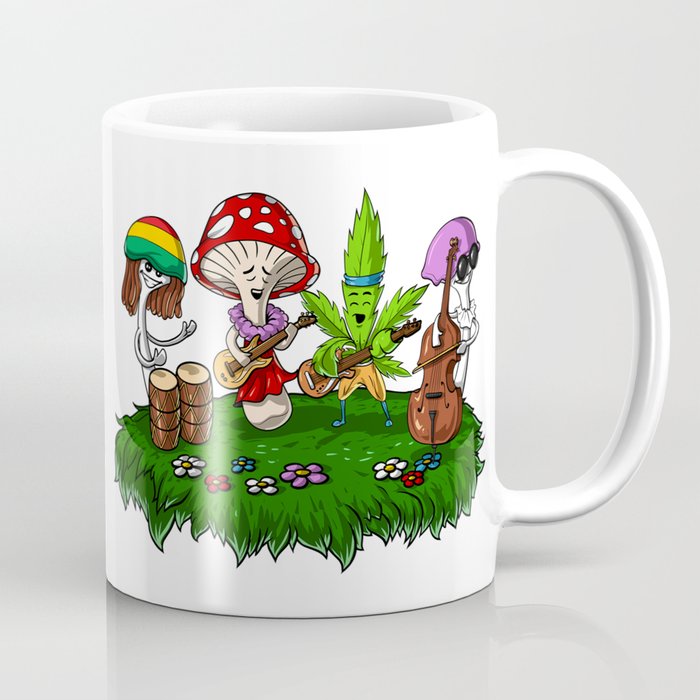 Hippie Mushrooms Party Coffee Mug