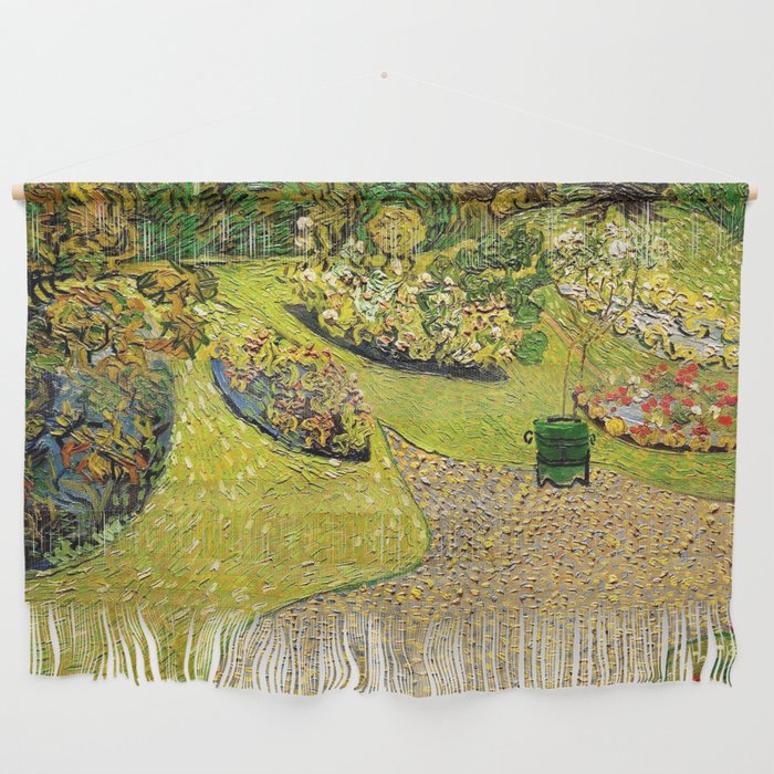 Vincent van Gogh "Garden in Auvers" Wall Hanging