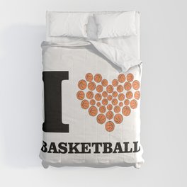 I Love Basketball Comforter