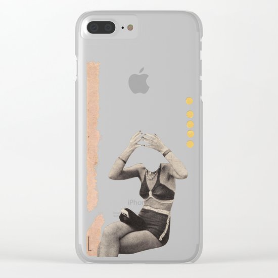 Losing my Head Clear iPhone Case