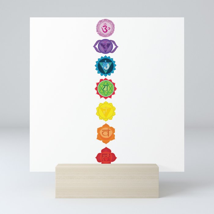 Seven Chakras Mini Art Print