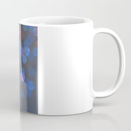 No. 45 - Print of Deep Blue Bokeh Inspired Modern Abstract Painting  Coffee Mug