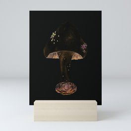 Heart Mushroom Mini Art Print