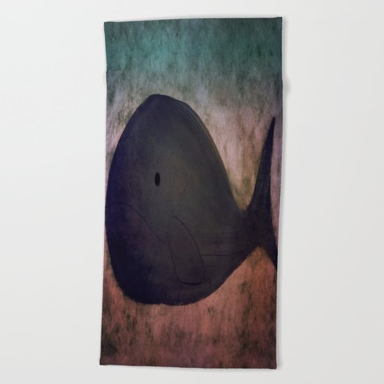 Whale-167 Beach Towel