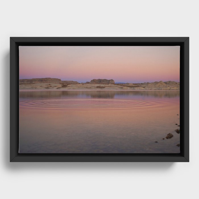 Lake Powell Sunset Framed Canvas