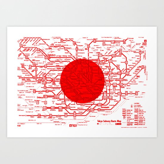 Modern Japan - Tokyo Art Print
