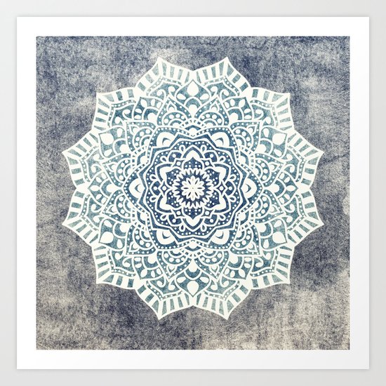 Fancy Boho Mandala Art Print