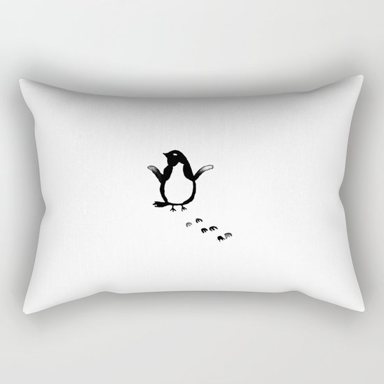 PENGUIN MOONWALK Rectangular Pillow