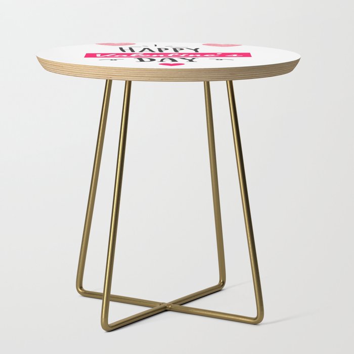 Happy Valentine's Day Side Table