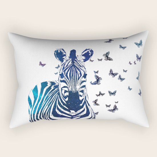 Zebra Rectangular Pillow