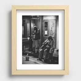 Street Jazz Recessed Framed Print