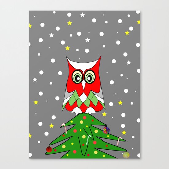 Tree Top Owl Canvas Print