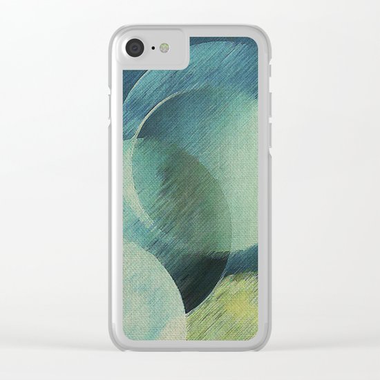 The Phases of the Blue Moons Clear iPhone Case