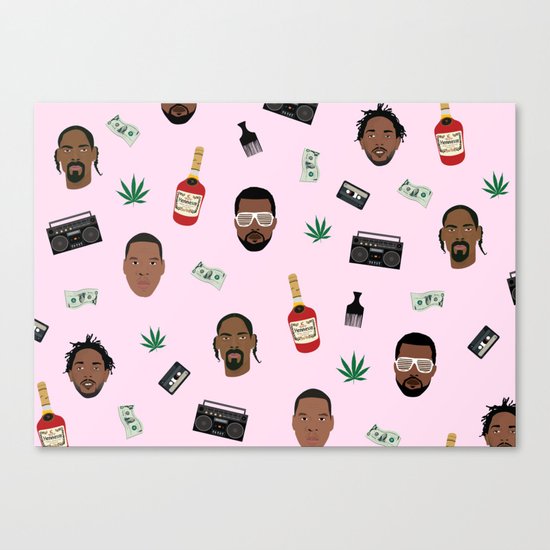 Rapping Paper Canvas Print