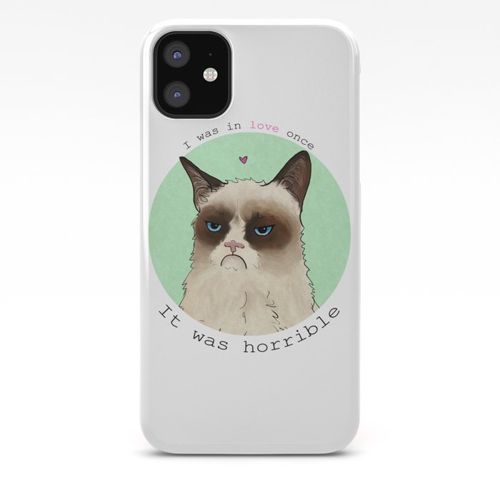 Grumpy Cat Love Iphone Case By Hannahclairehughes Society6