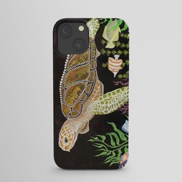 Sea Turtle, Reef Fish iPhone Case