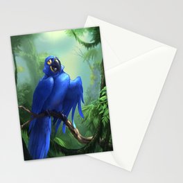 Moseley the Hyacinth Macaw Stationery Card