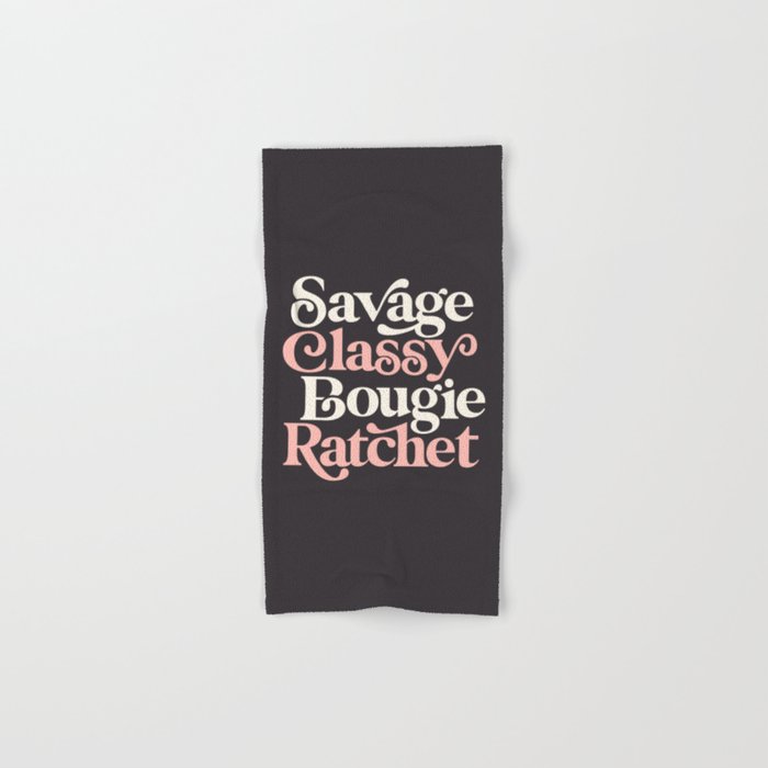 Savage Classy Bougie Ratchet Hand & Bath Towel