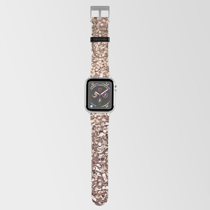 Rose gold glitter shop apple watch band