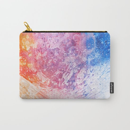 Abstract Acrylic Mountain Carry-All Pouch