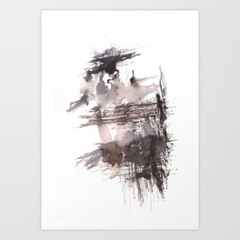 Bondage- 151124  Abstract Watercolour Art Print