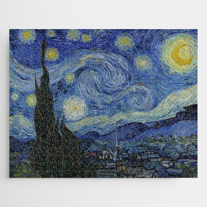 Starry Night Painting Jigsaw Puzzle