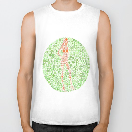 Color Blind Test Biker Tank