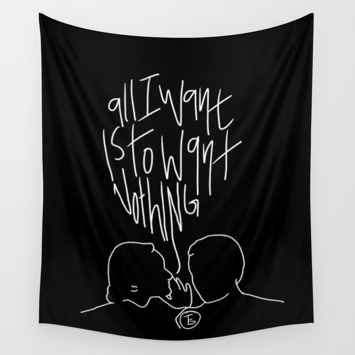 The Front Bottoms Lyric Art Wall Tapestry by flactema Society6