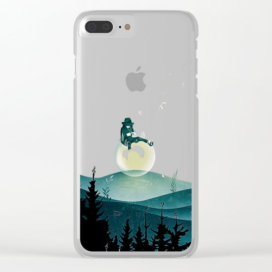 Comfortably Numb Clear iPhone Case