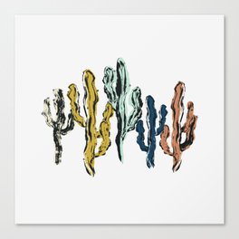 Colorful Cactus - Desert Oasis Canvas Print