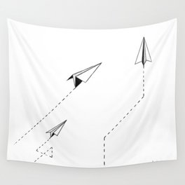 Paper planes Wall Tapestry
