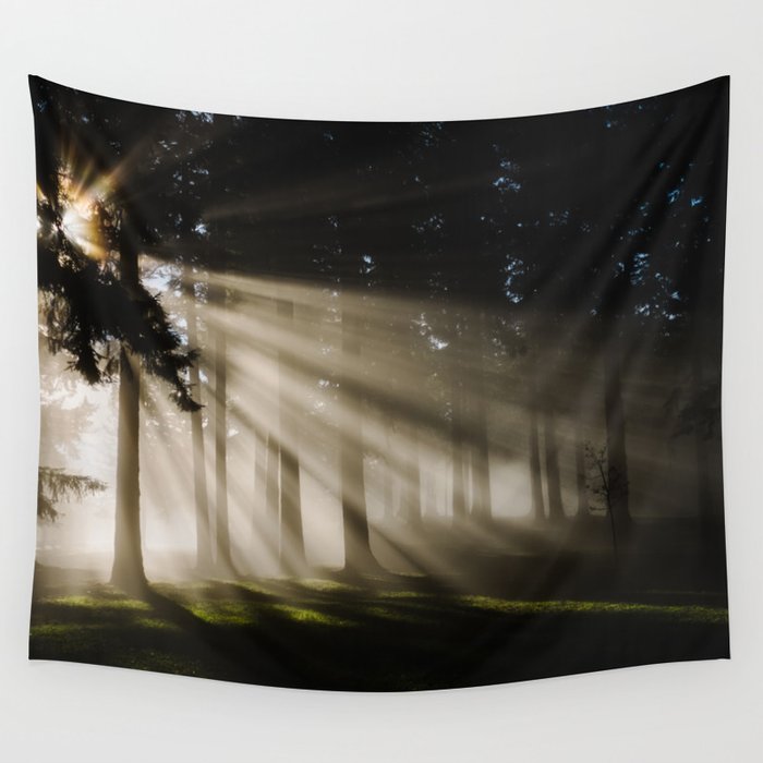 Boring Forest Wall Tapestry