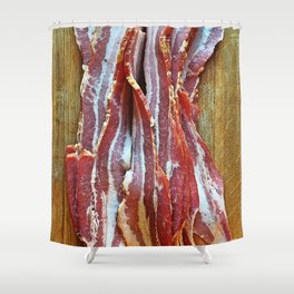 Bacon Shower Curtain