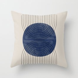 Perfect Touch Blue Throw Pillow