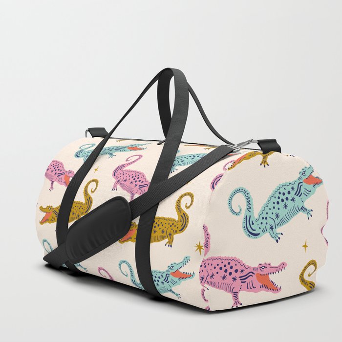 Cute crocodile pattern Duffle Bag