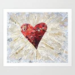You have my heart, like literally, here. Art Print