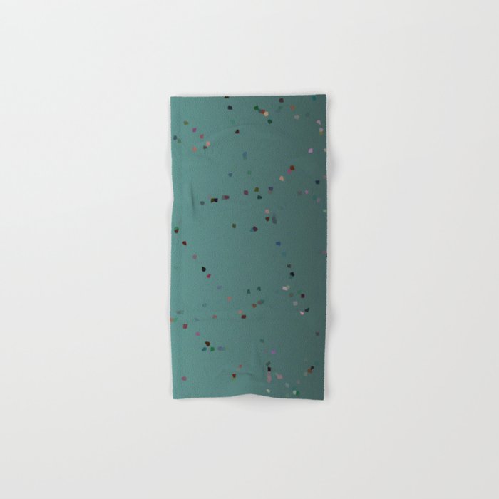 Aqua Confetti  Hand & Bath Towel