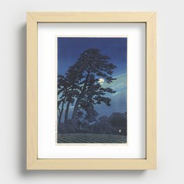 "Moon at Magome" by Hasui Kawase, 1930 Recessed Framed Print