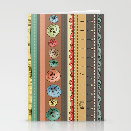 Stripes Stationery Cards