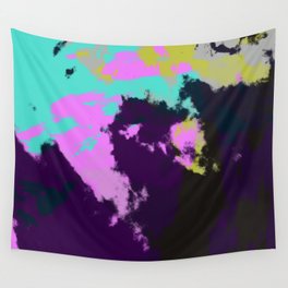 Abstract Colorful Retro Tie-Dye Art Pattern - Ishino Wall Tapestry